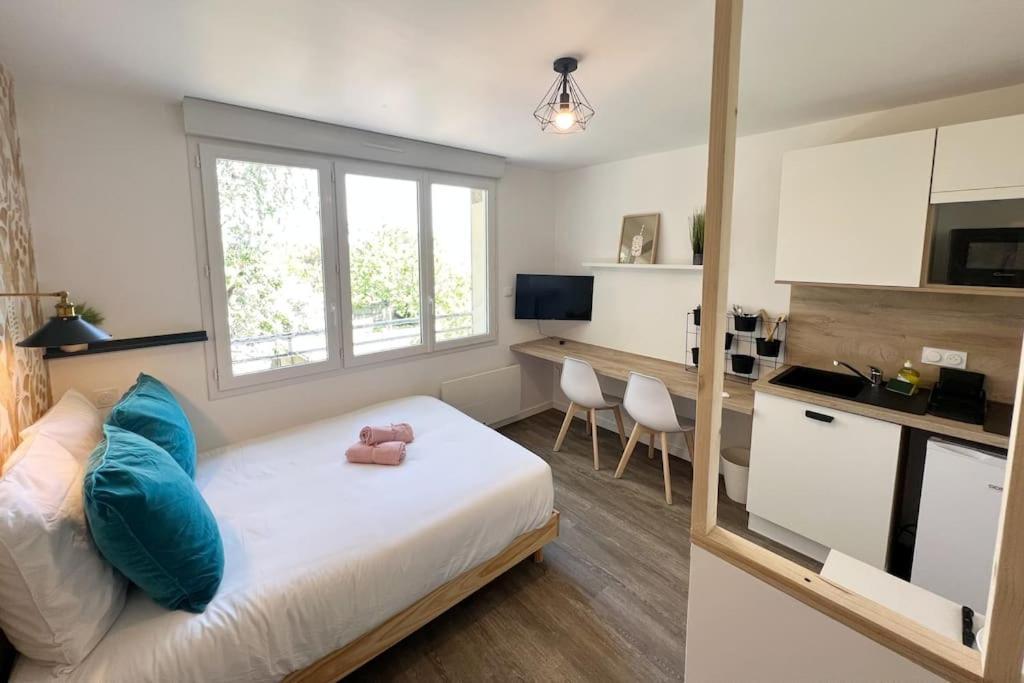 סן נזאר Suite Le Studio Mangue - Cosy & Vue Sur Le Jardin - Plages A Proximite מראה חיצוני תמונה