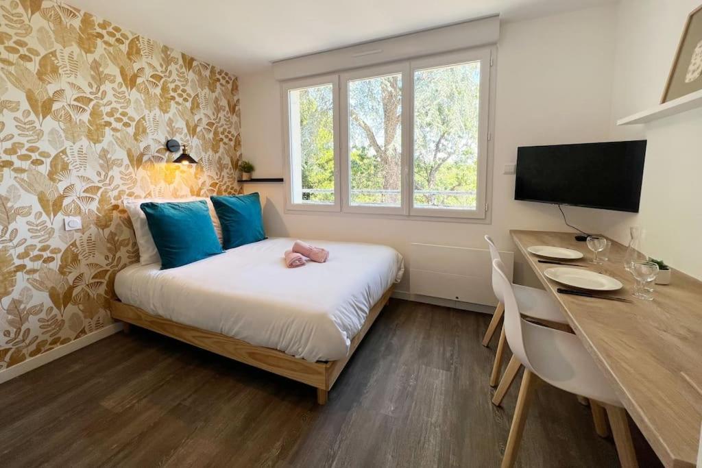סן נזאר Suite Le Studio Mangue - Cosy & Vue Sur Le Jardin - Plages A Proximite מראה חיצוני תמונה